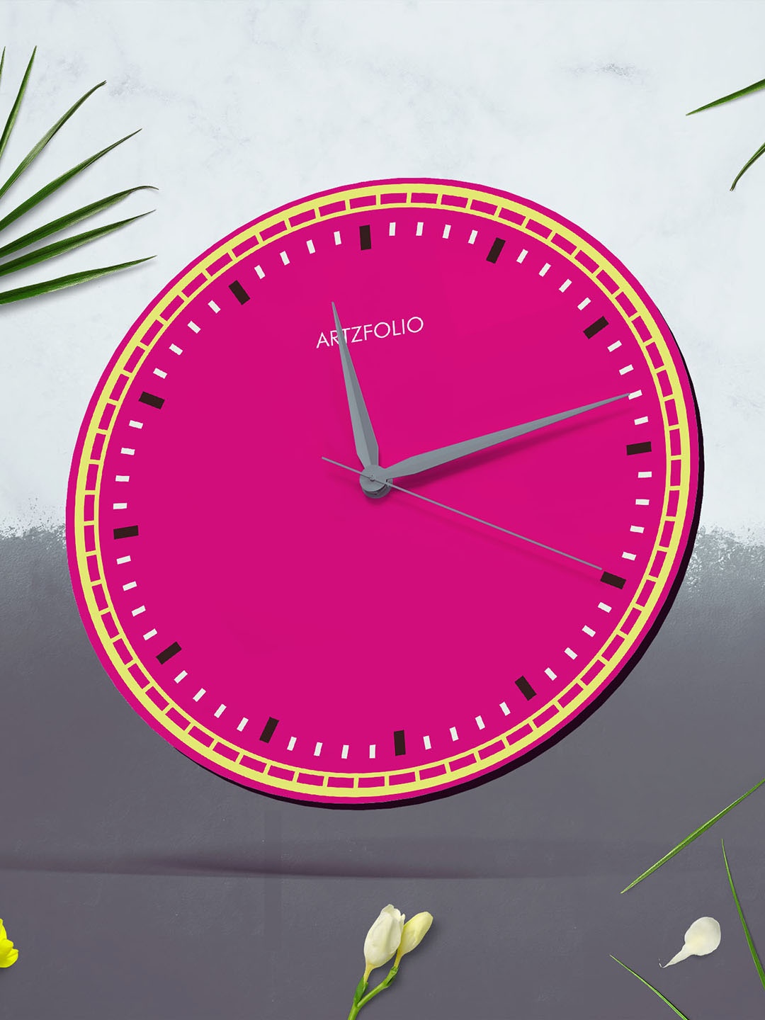

ArtzFolio Multicoloured Printed Contemporary Wall Clock, Multi
