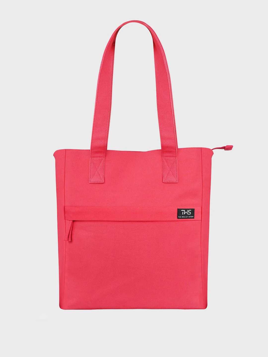 

The Wallet Store Colourblocked Structured Tote Bag, Red