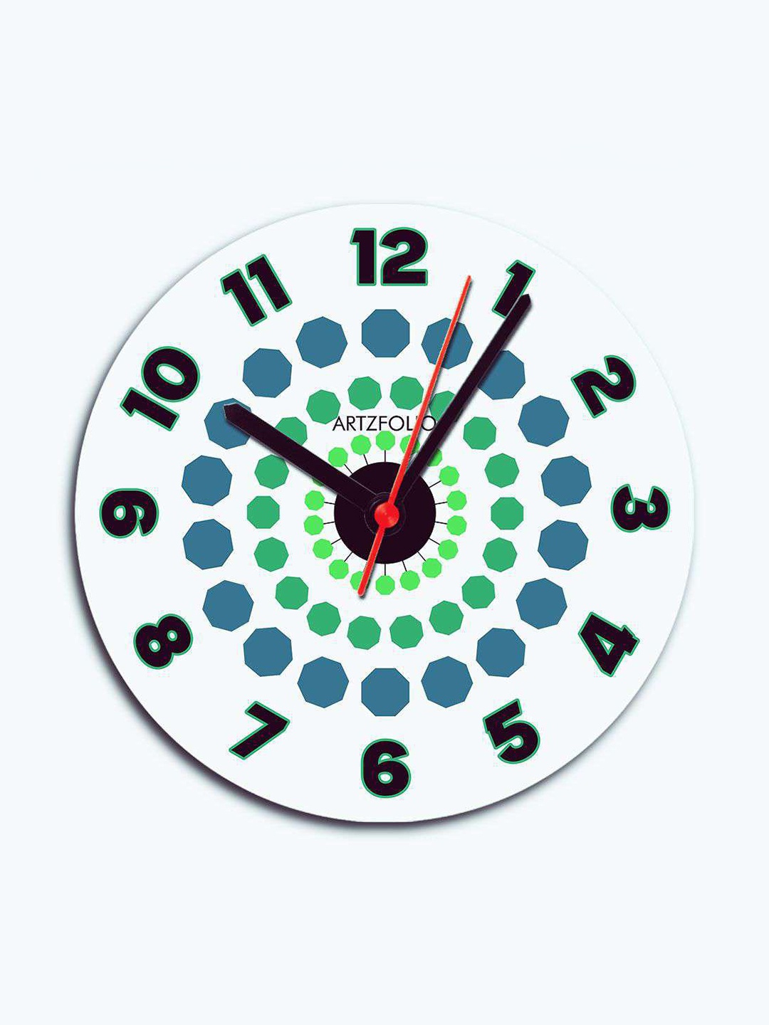 

ArtzFolio Multicoloured Printed Contemporary Wall Clock, Multi