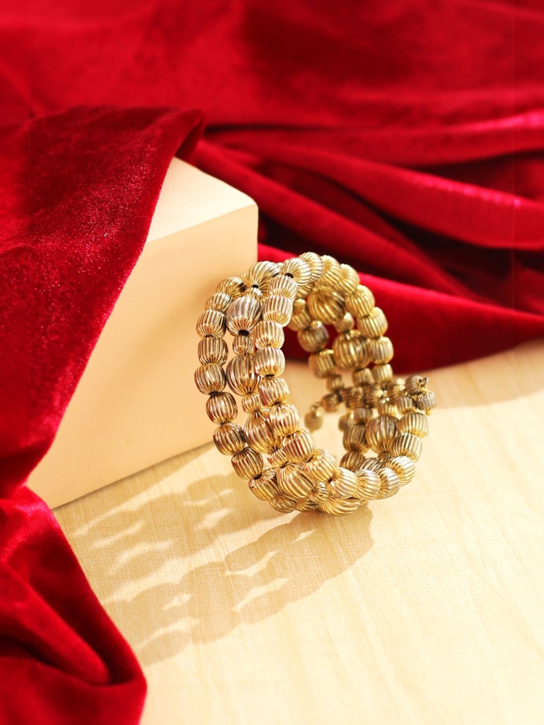 

KPOP Women Brass Handcrafted Gold-Plated Cuff Bracelet