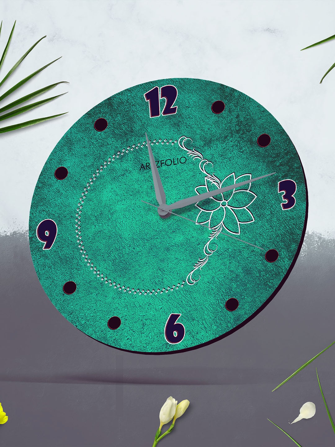 

ArtzFolio Multicoloured Printed Contemporary Wall Clock, Multi