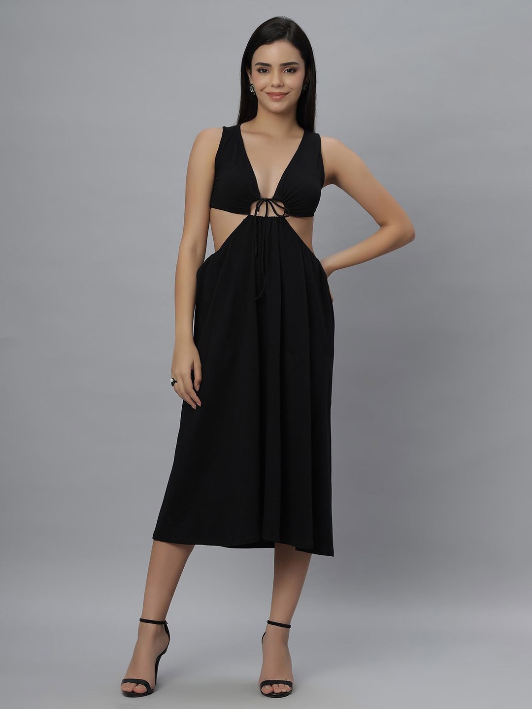 

Ashtag Bodycon Maxi Dress, Black