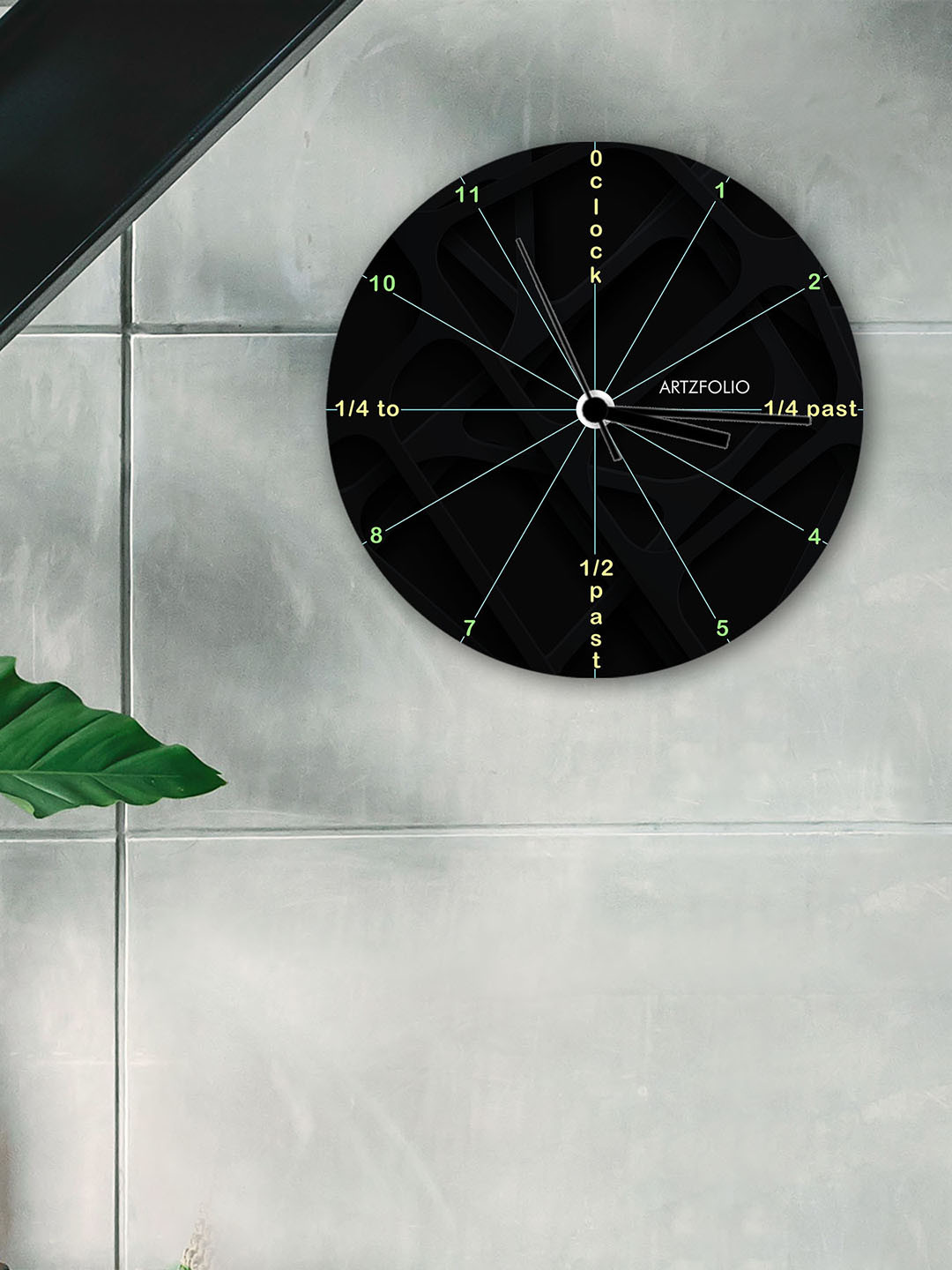 

ArtzFolio Multicoloured Printed Contemporary Wall Clock, Multi