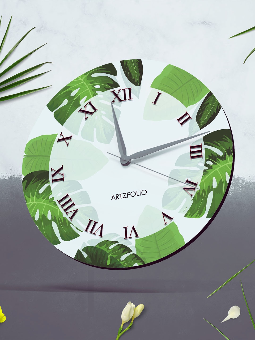 

ArtzFolio Multicoloured Printed Contemporary Wall Clock, Multi