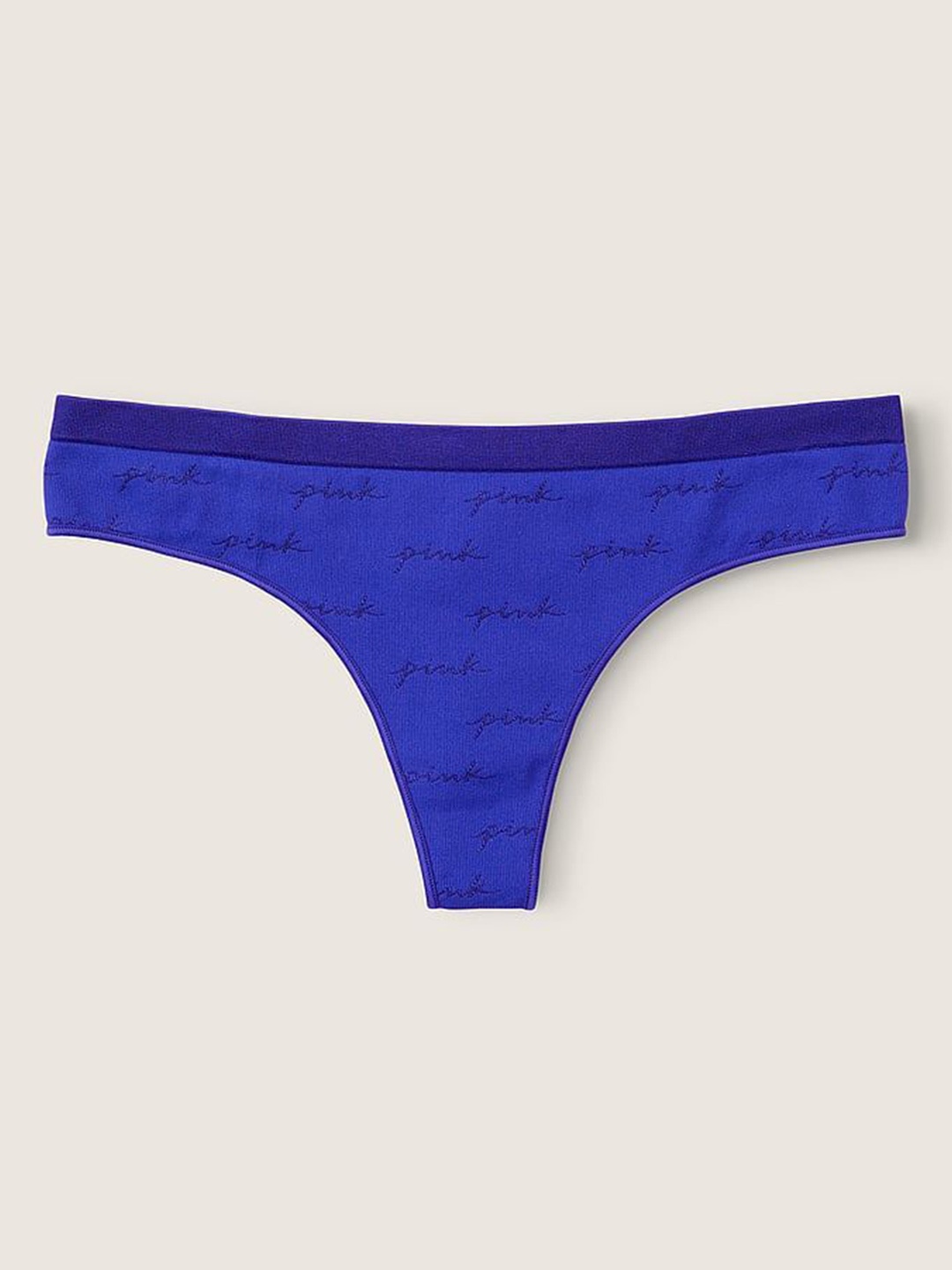 

Victoria's Secret PINK Seamless Thong Panty 1119938702MG, Blue