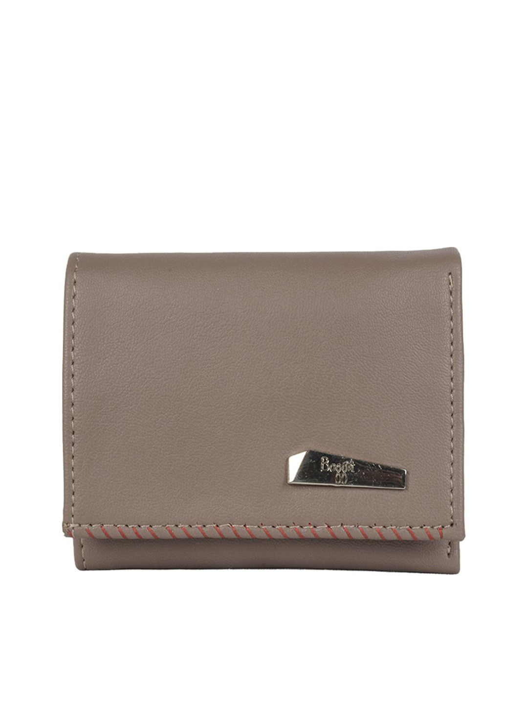 

Baggit Women PU Three Fold Wallet, Beige