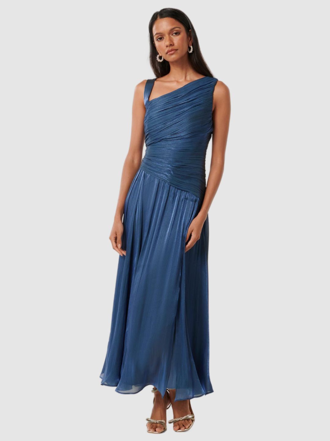 

Forever New Fit & Flare Maxi Dress, Blue