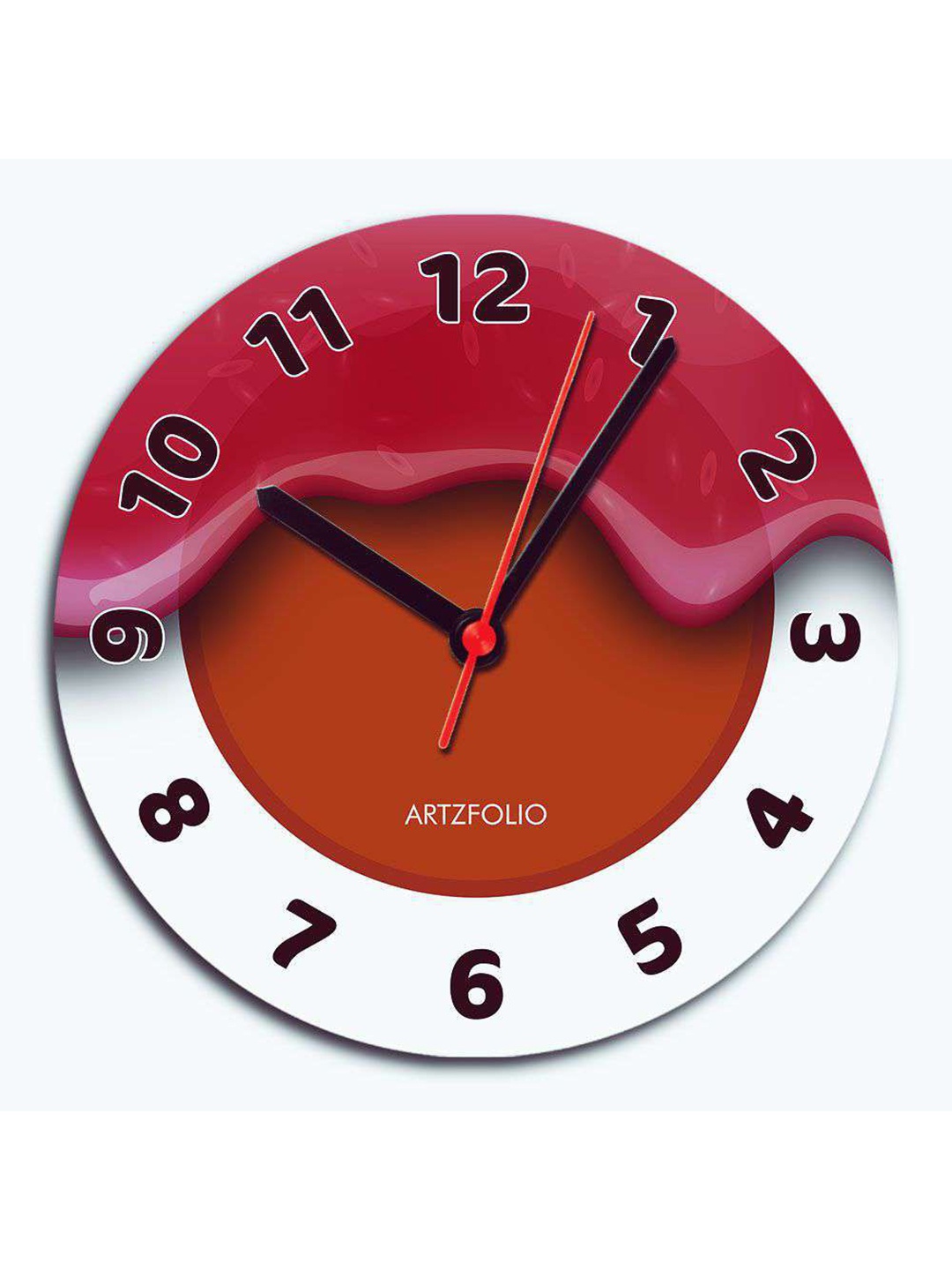 

ArtzFolio Multicoloured Printed Contemporary Wall Clock, Multi