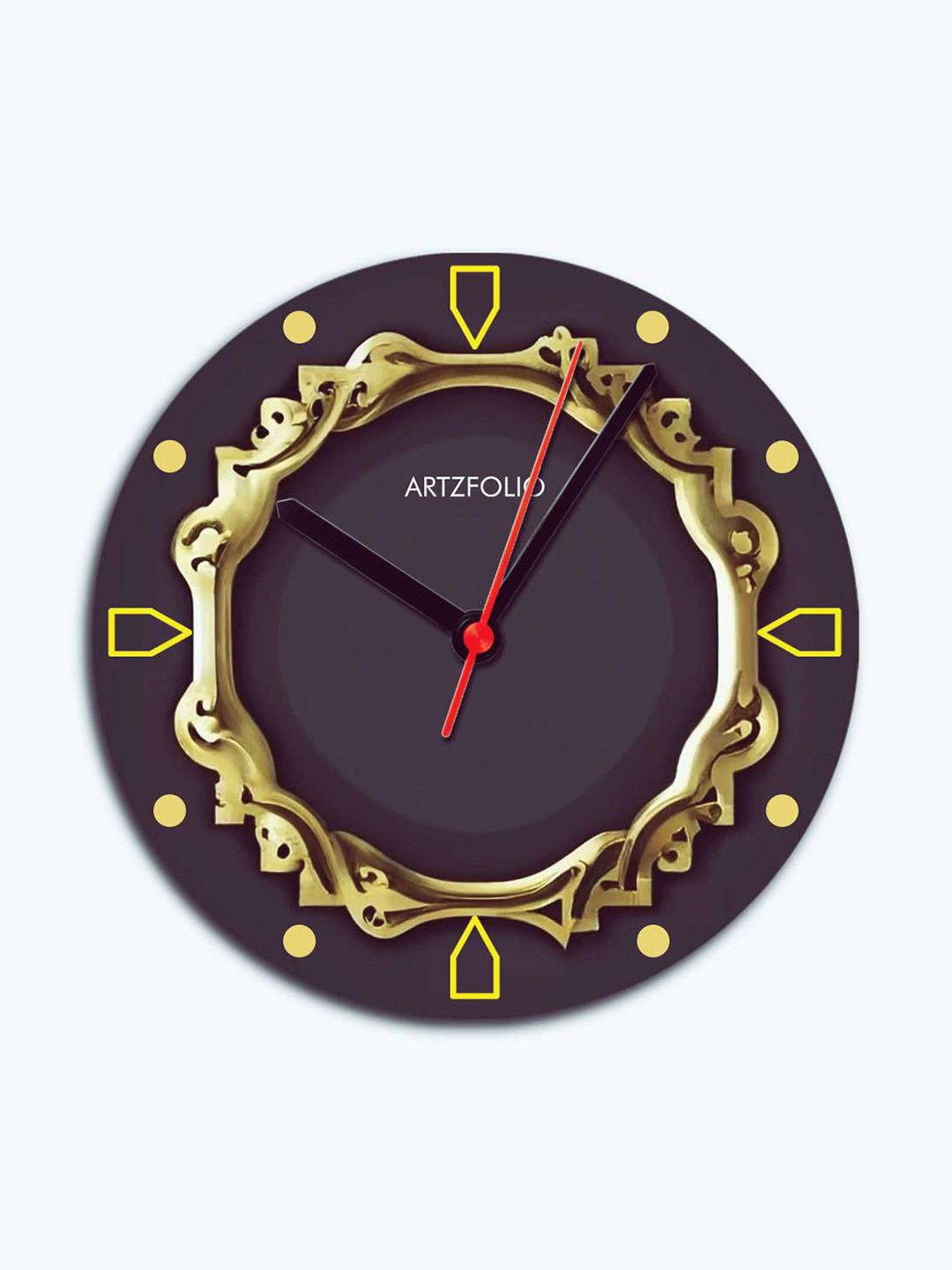 

ArtzFolio Multicoloured Printed Contemporary Wall Clock, Multi