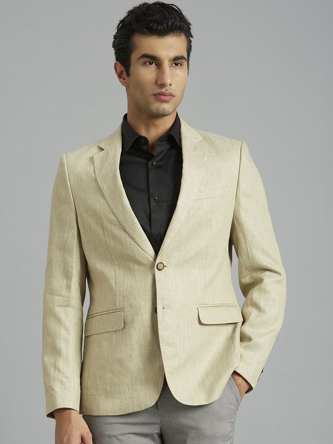 

Reid & Taylor Single Breasted Blazer, Beige