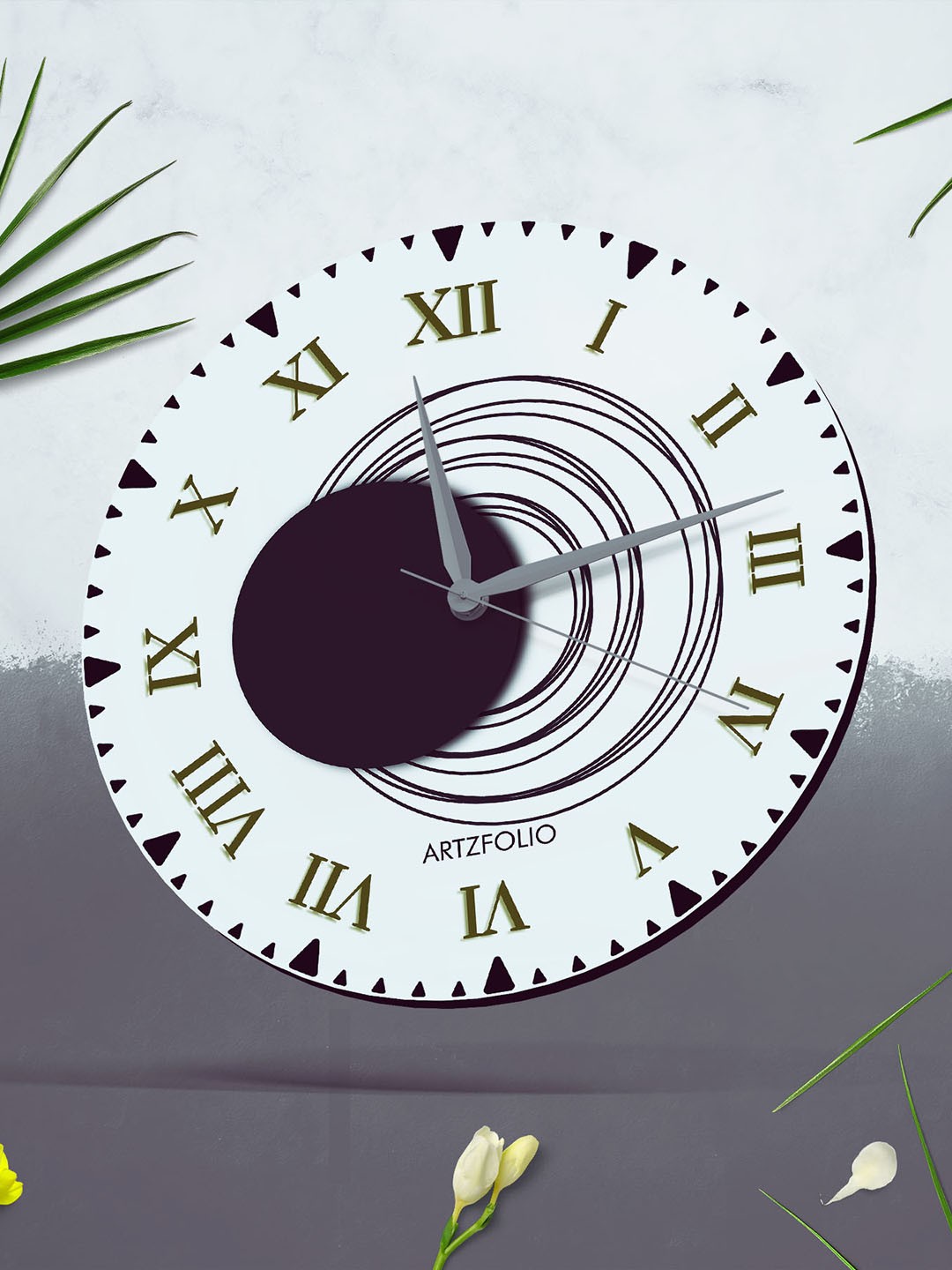 

ArtzFolio Multicoloured Printed Contemporary Wall Clock, Multi