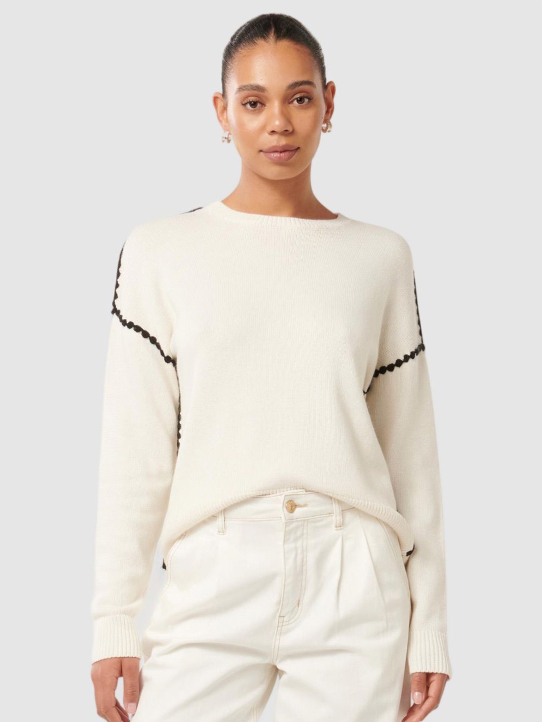 

Forever New Women Pullover, White