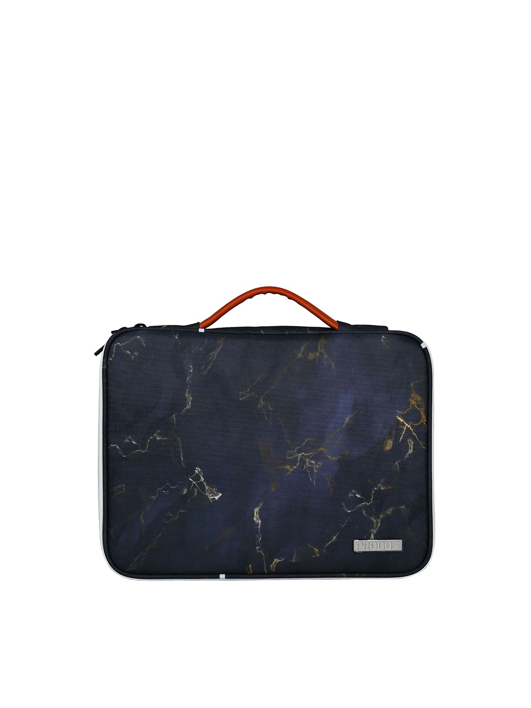 

PROBUS Unisex Printed Tablet Sleeve Laptop Bag, Navy blue