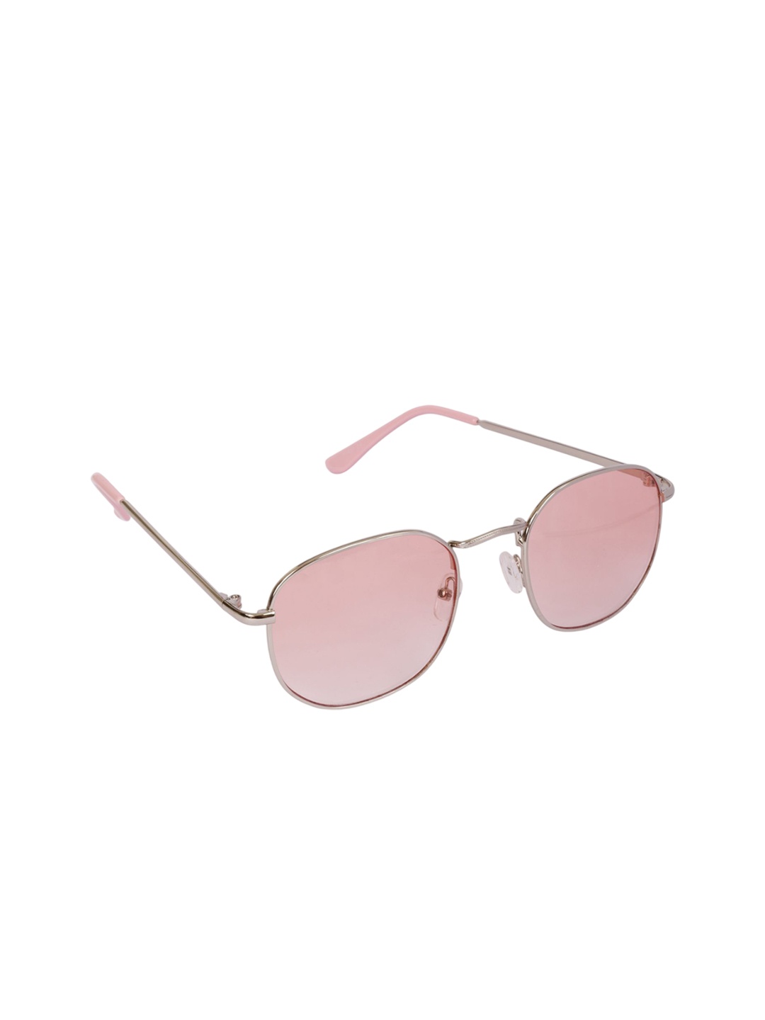 

SUNNIES Unisex Rectangle Sunglasses with UV Protected Lens, Pink
