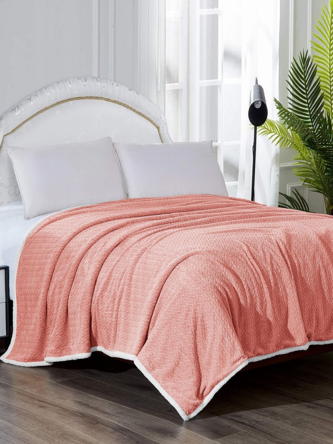 

bsb home Orange Heavy Winter 500 GSM Single Bed Blanket