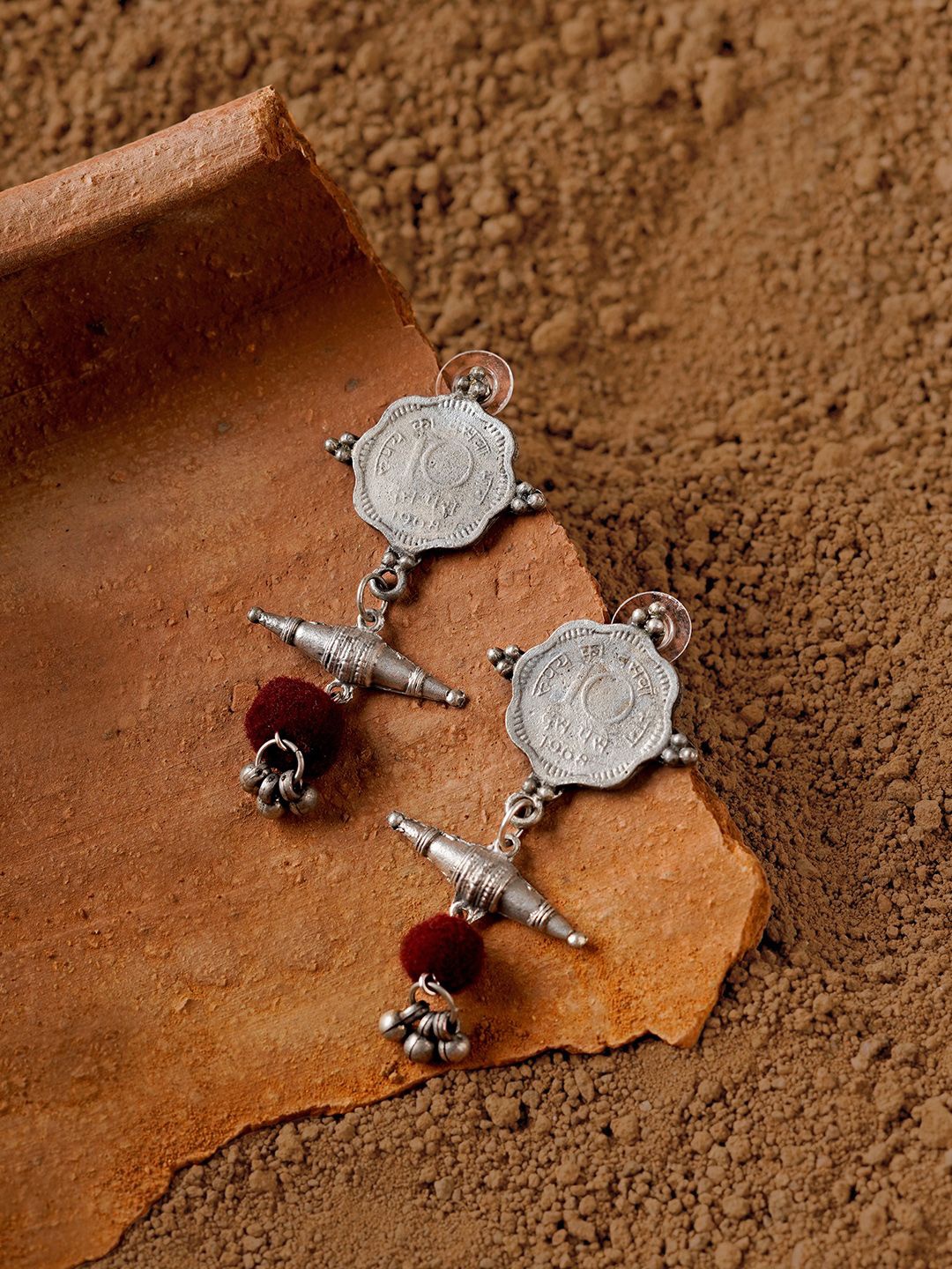 

TEEJH Contemporary Drop Earrings, Silver