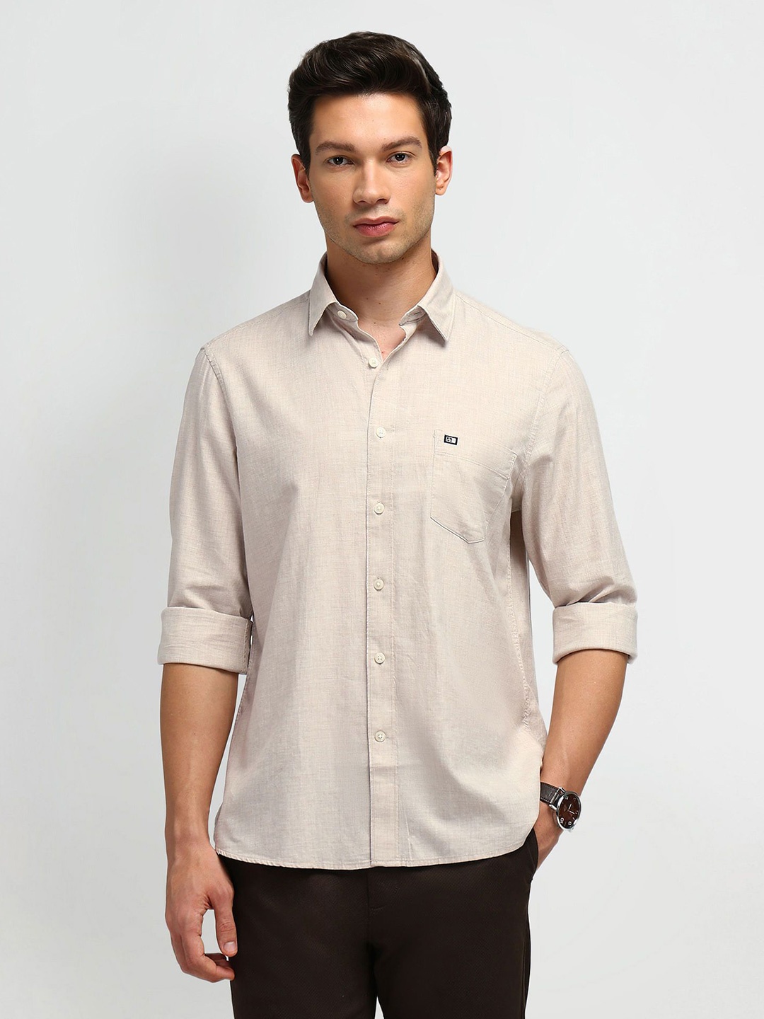 

Arrow Sport Men Tailored Fit Opaque Casual Shirt, White