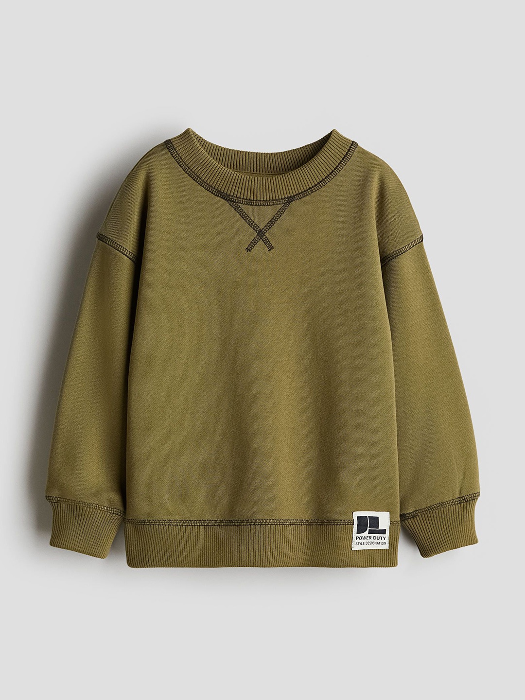 

H&M Boys Cotton Sweatshirt, Green