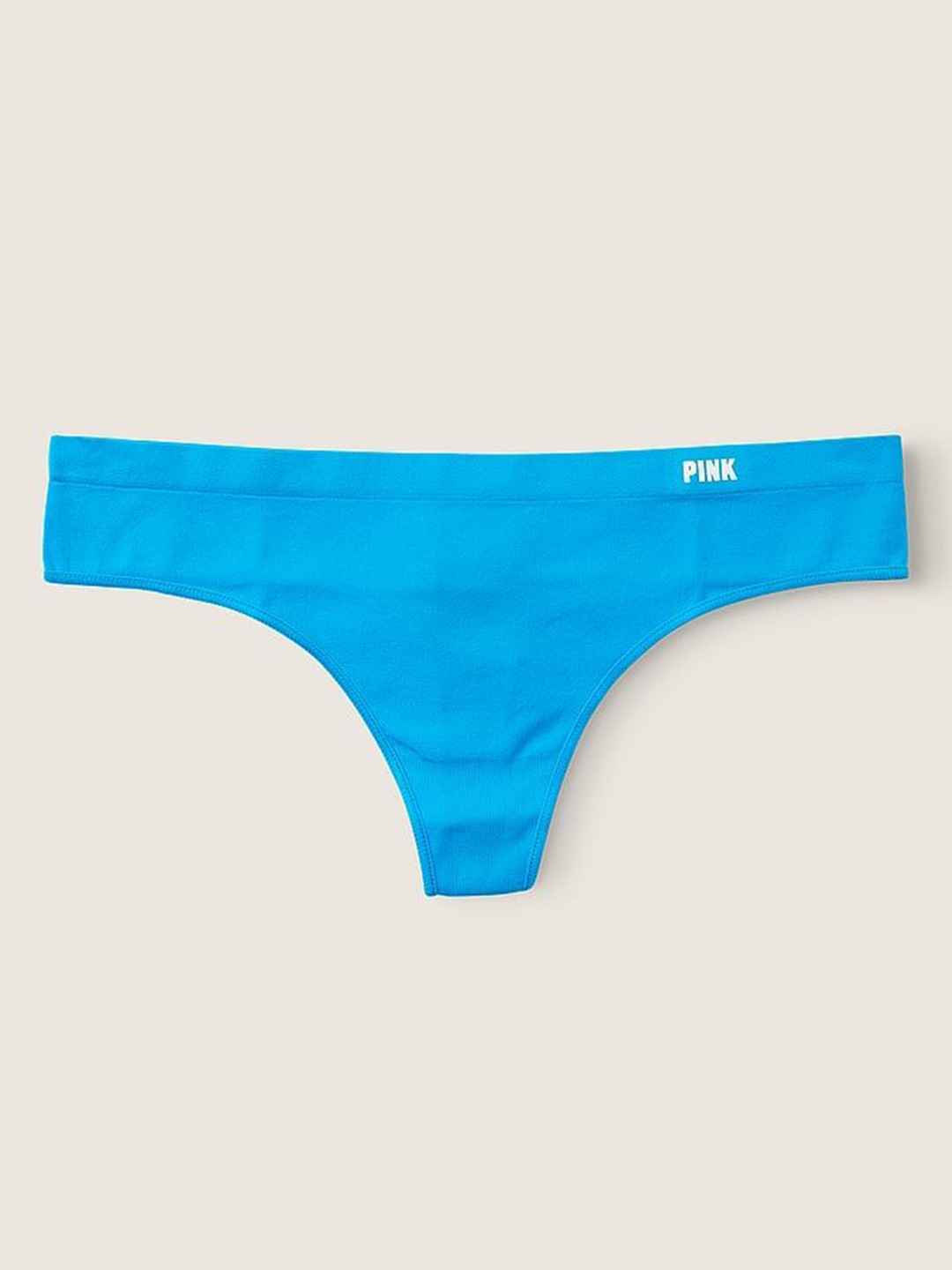 

Victoria's Secret PINK Low-Rise Seamless Thong Briefs 1116360330N1, Blue
