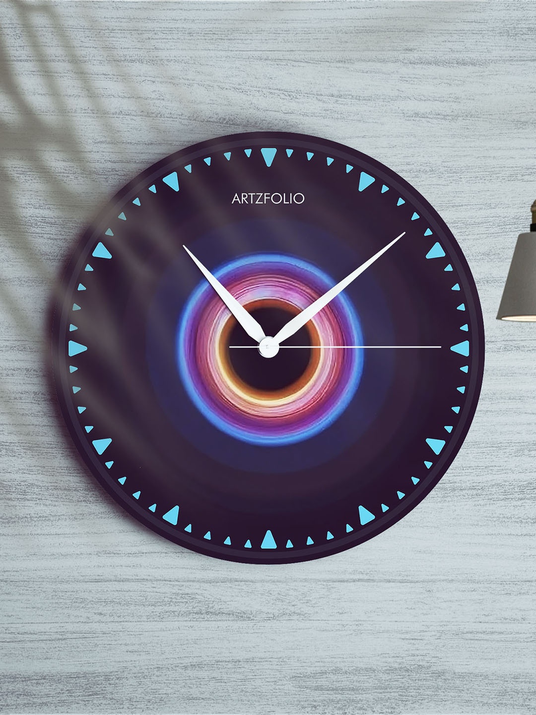 

ArtzFolio Multicoloured Printed Contemporary Wall Clock, Multi