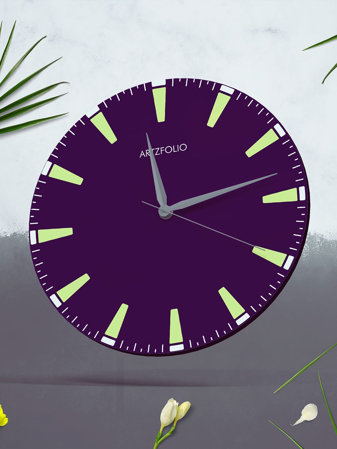 

ArtzFolio Multicoloured Printed Contemporary Wall Clock, Multi