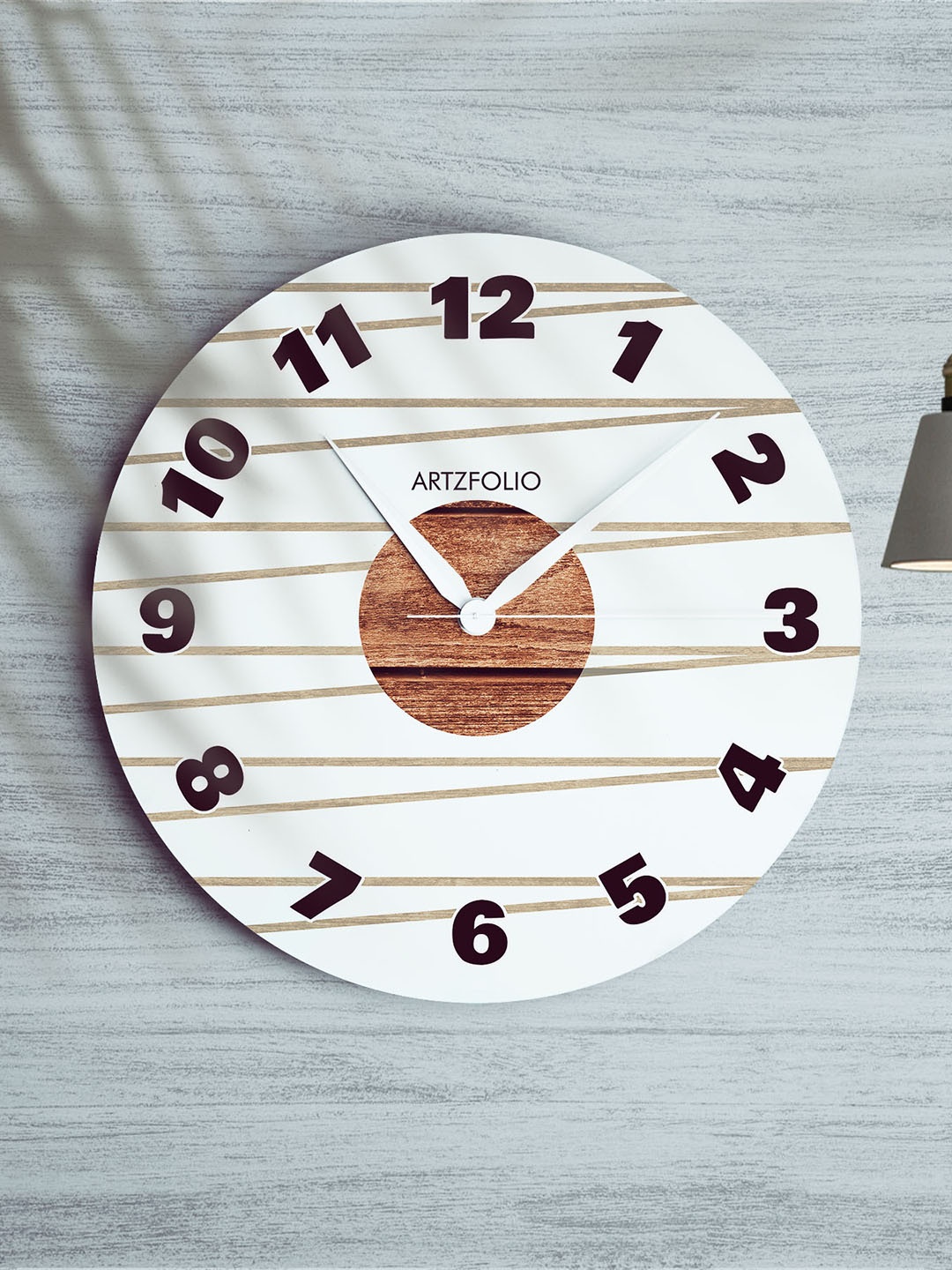 

ArtzFolio Multicoloured Printed Contemporary Wall Clock, Multi