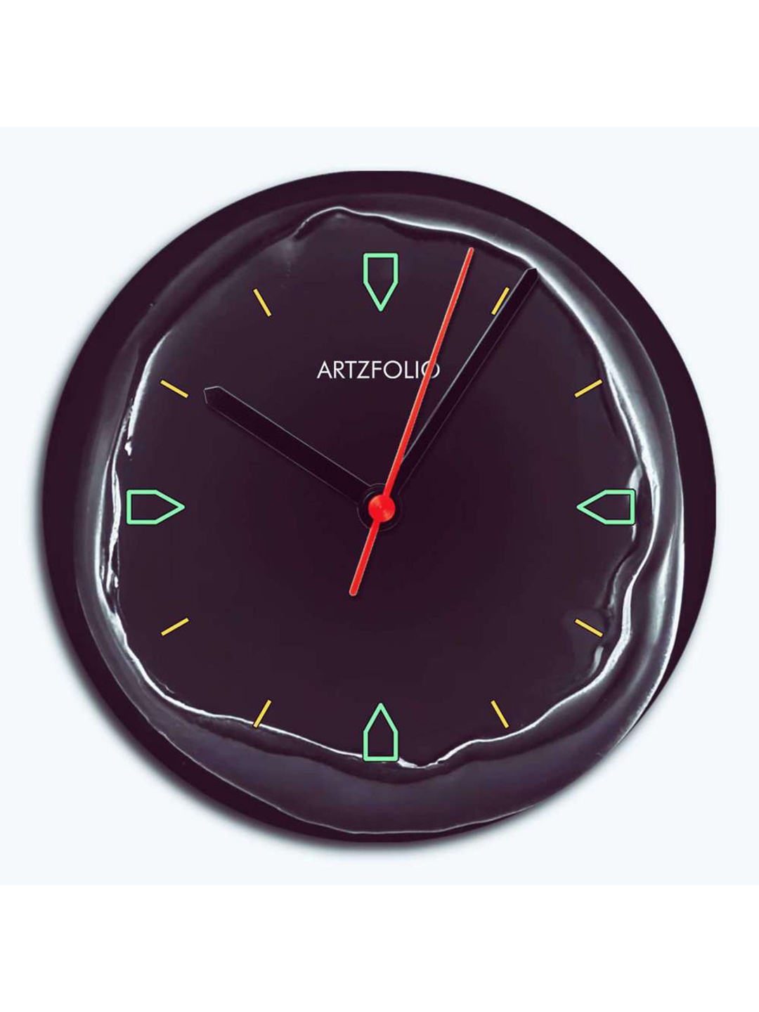 

ArtzFolio Multicoloured Printed Contemporary Wall Clock, Multi