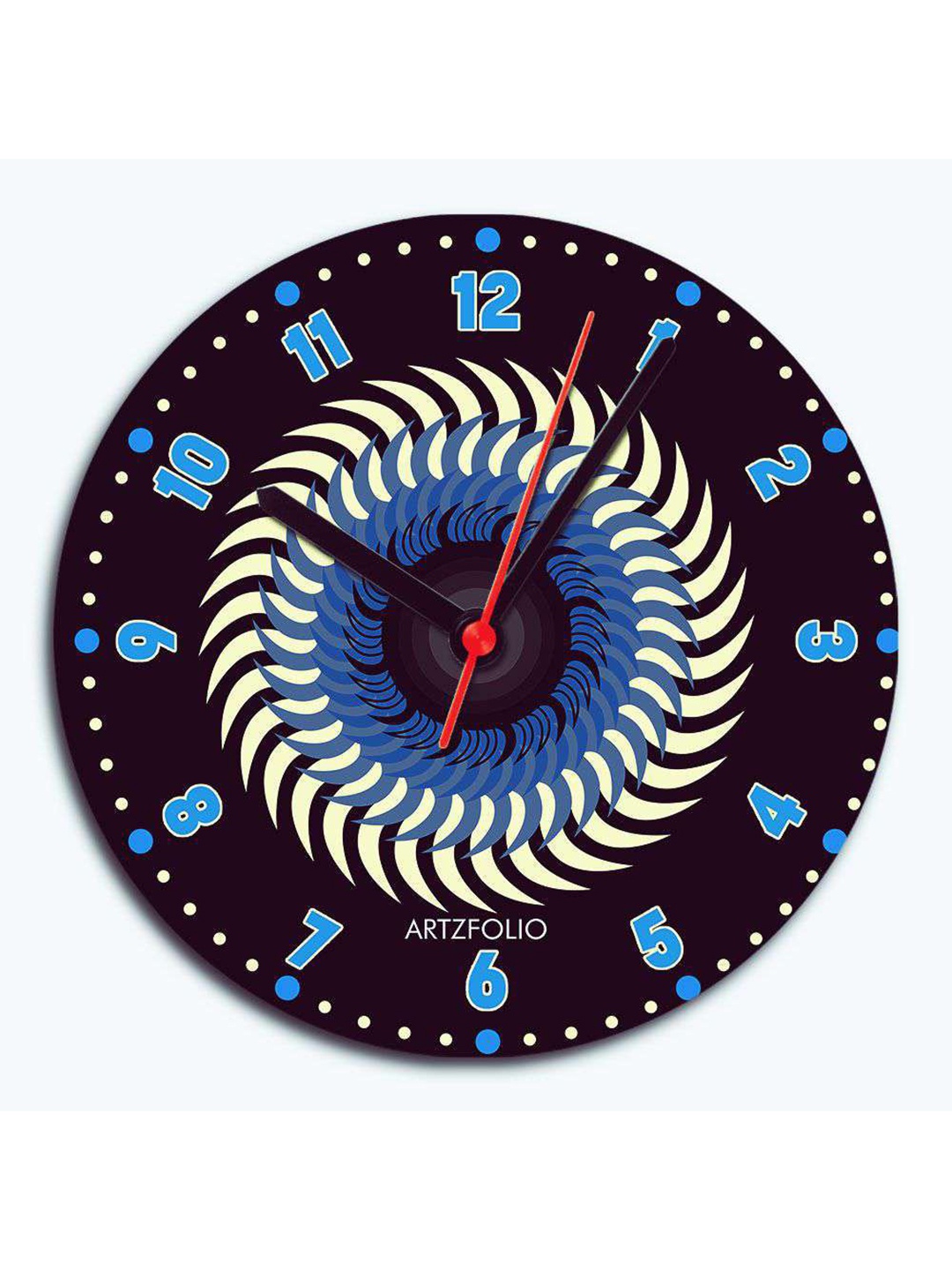 

ArtzFolio Multicoloured Printed Contemporary Wall Clock, Multi