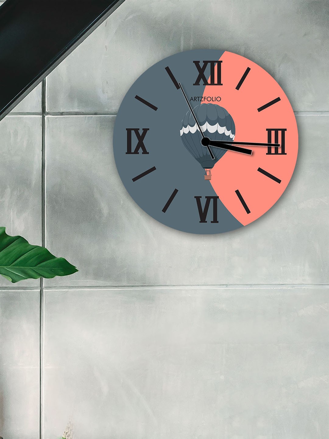 

ArtzFolio Multicoloured Printed Contemporary Wall Clock, Multi