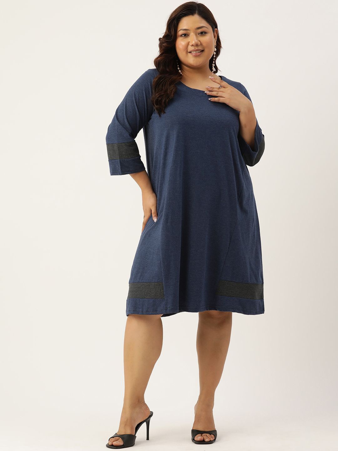 

theRebelinme A-Line Midi Dress, Blue
