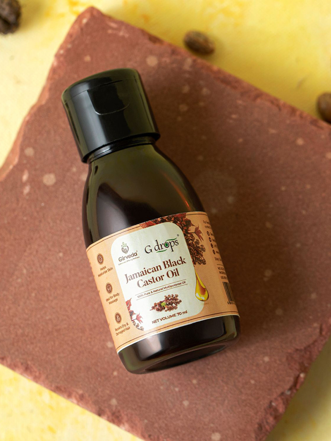 

Girveda G Drops Jamaican Black Castor Oil For Hair And Skin - 70ml