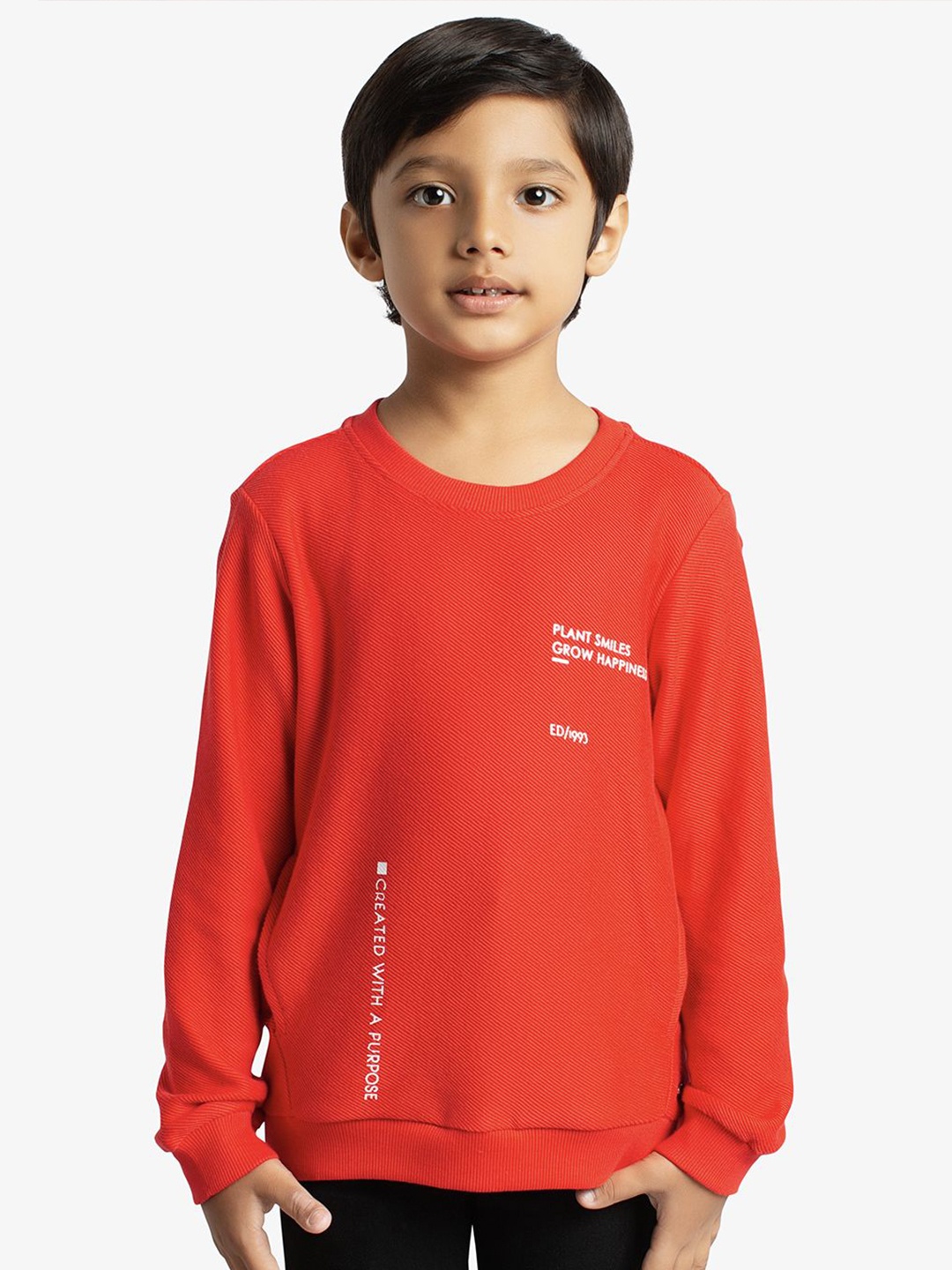 

Ed-a-Mamma Boys Printed Sweatshirt, Red