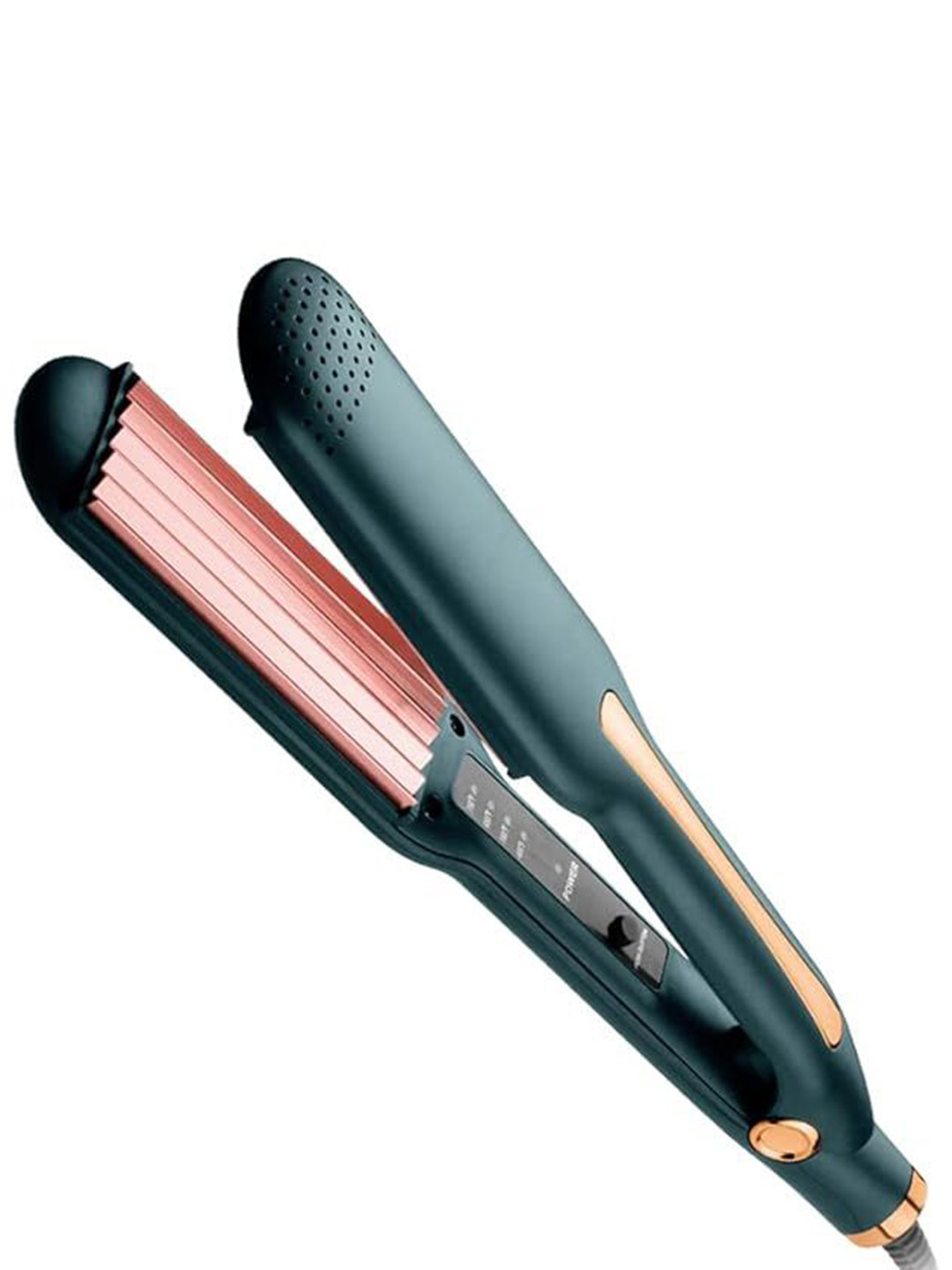 

vng Pro Plus Hair Crimper with Rapid Heat-Up and Cool Touch Handle, Green