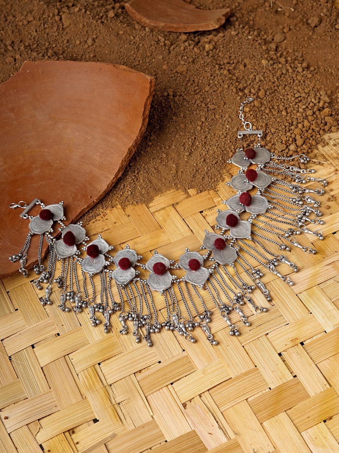 

TEEJH Silver-Plated Necklace