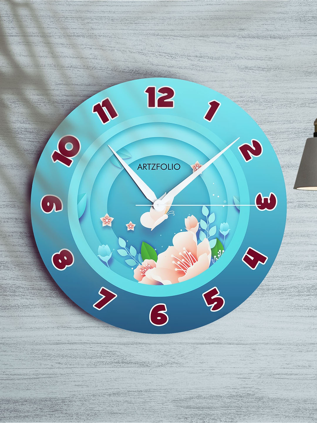 

ArtzFolio Multicoloured Printed Contemporary Wall Clock, Multi