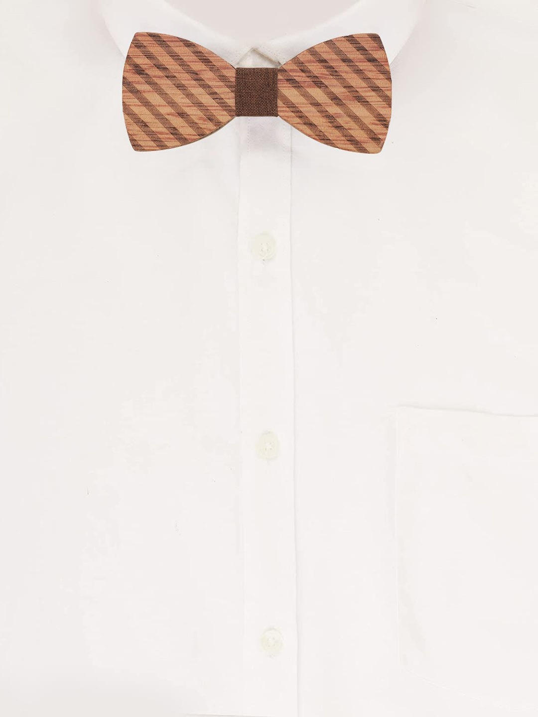 

Alvaro Castagnino Men Printed Bow Tie, Brown
