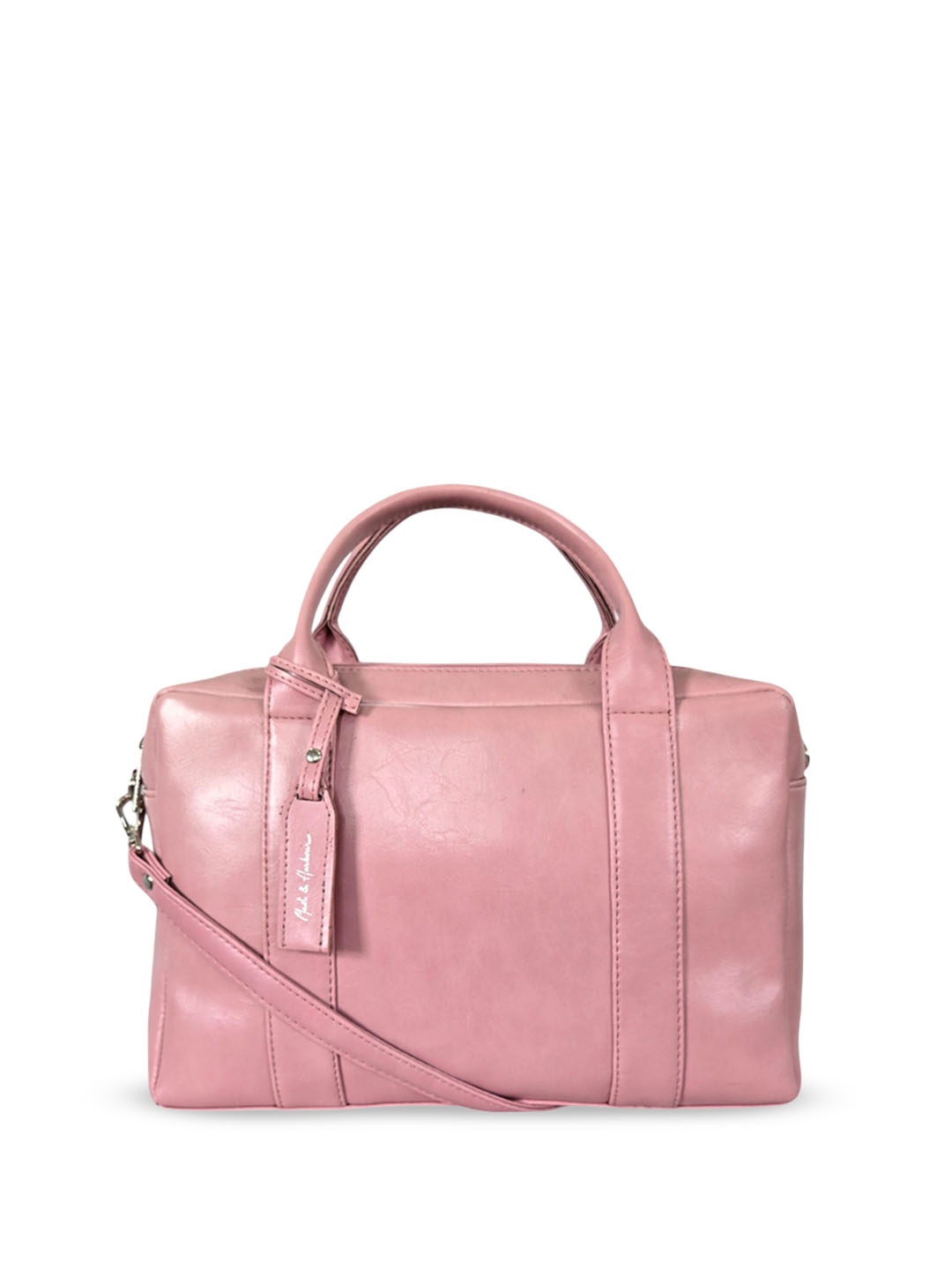 

Mast & Harbour PU Structured Shoulder Bag, Pink