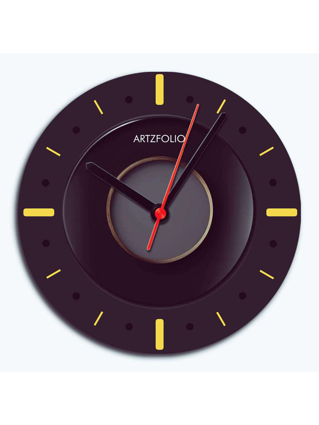 

ArtzFolio Multicoloured Printed Contemporary Wall Clock, Multi