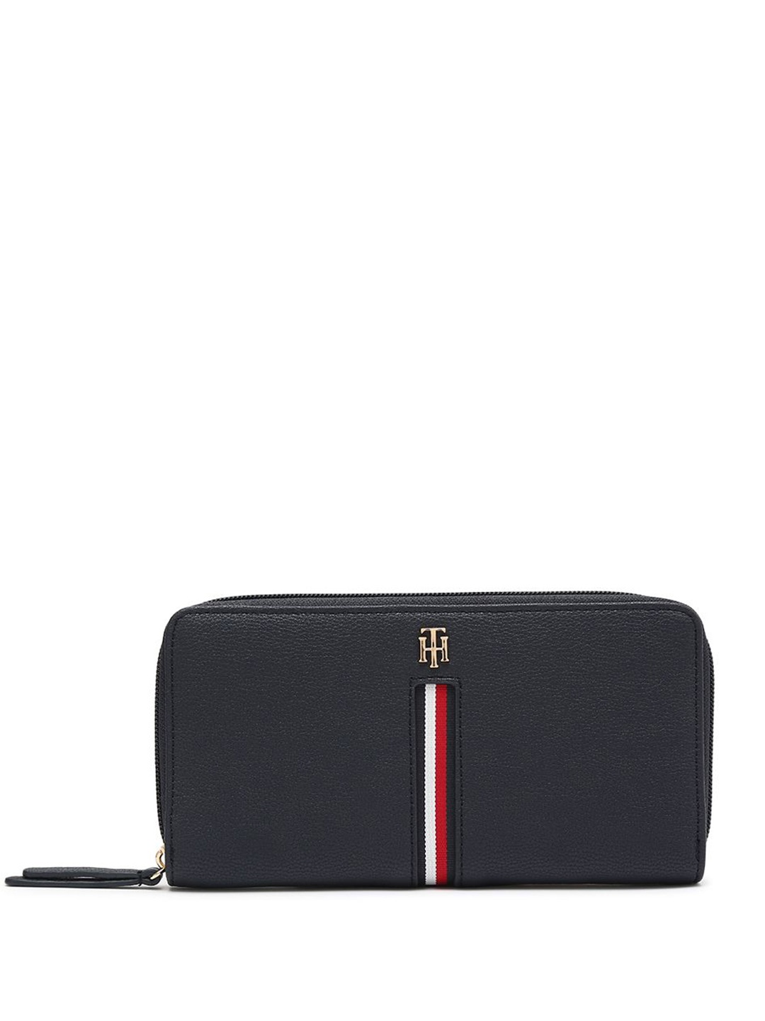 

Tommy Hilfiger Women PU Zip Around Wallet, Blue