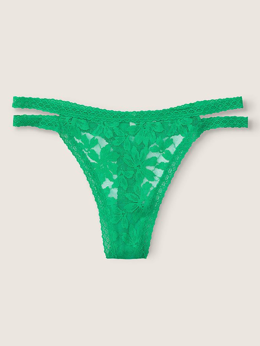 

Victoria's Secret PINK Lace Thongs Briefs 1119671844JY, Green