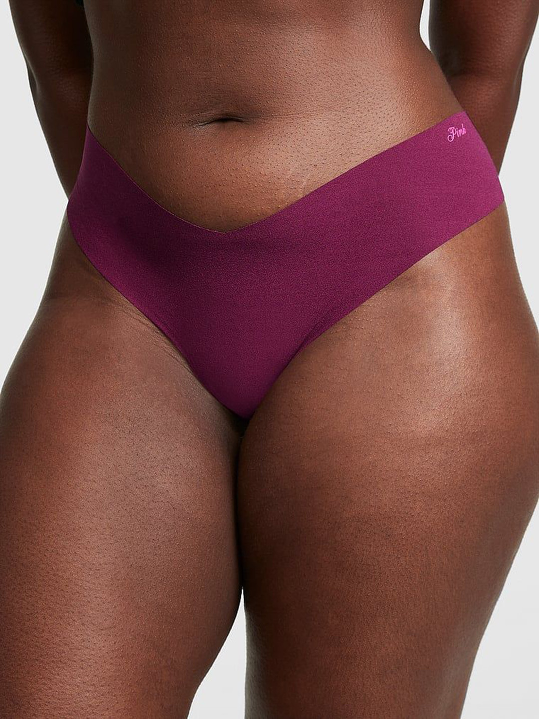 

Victoria's Secret High-Rise Seamless Thong Briefs 112341175TY4, Pink
