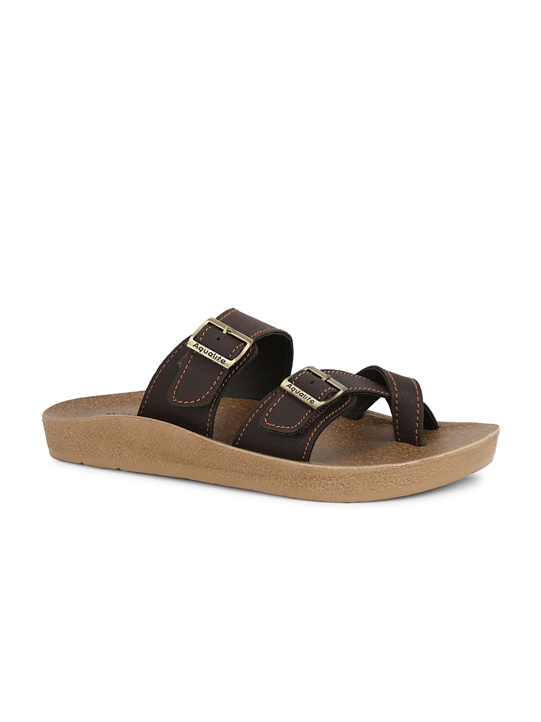 

Aqualite Men Rubber Slip-On, Brown