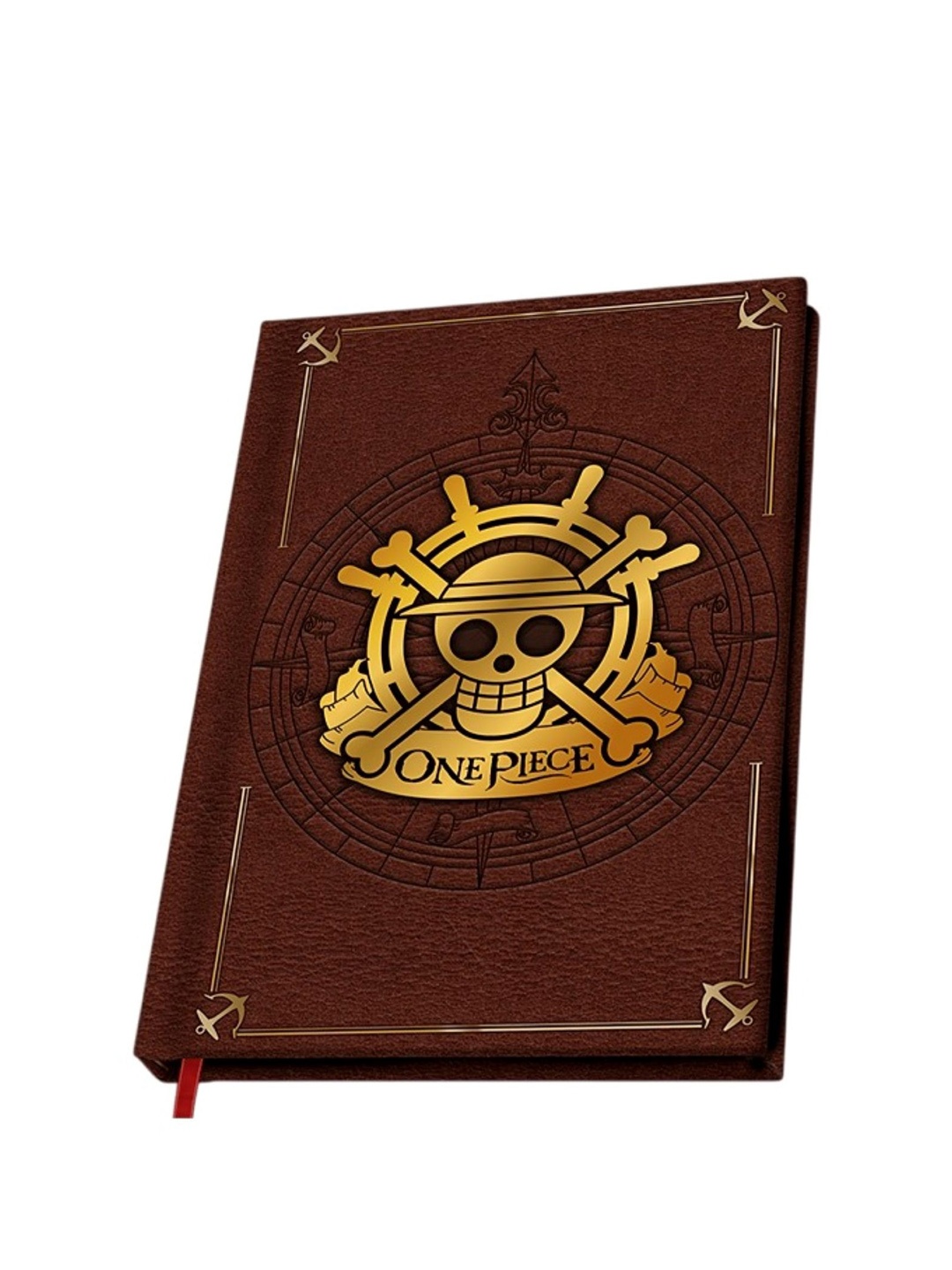 

Entertainment Store One Piece Skull X4 Premium A5 Notebook, Brown
