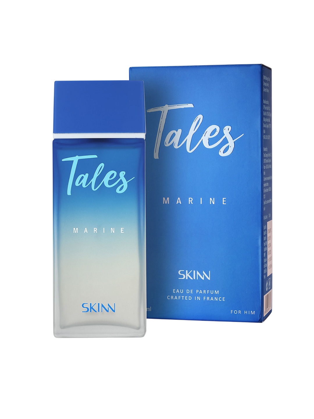 

SKINN Tales Marine Men Long Lasting Eau De Perfume - 100 ml, Blue