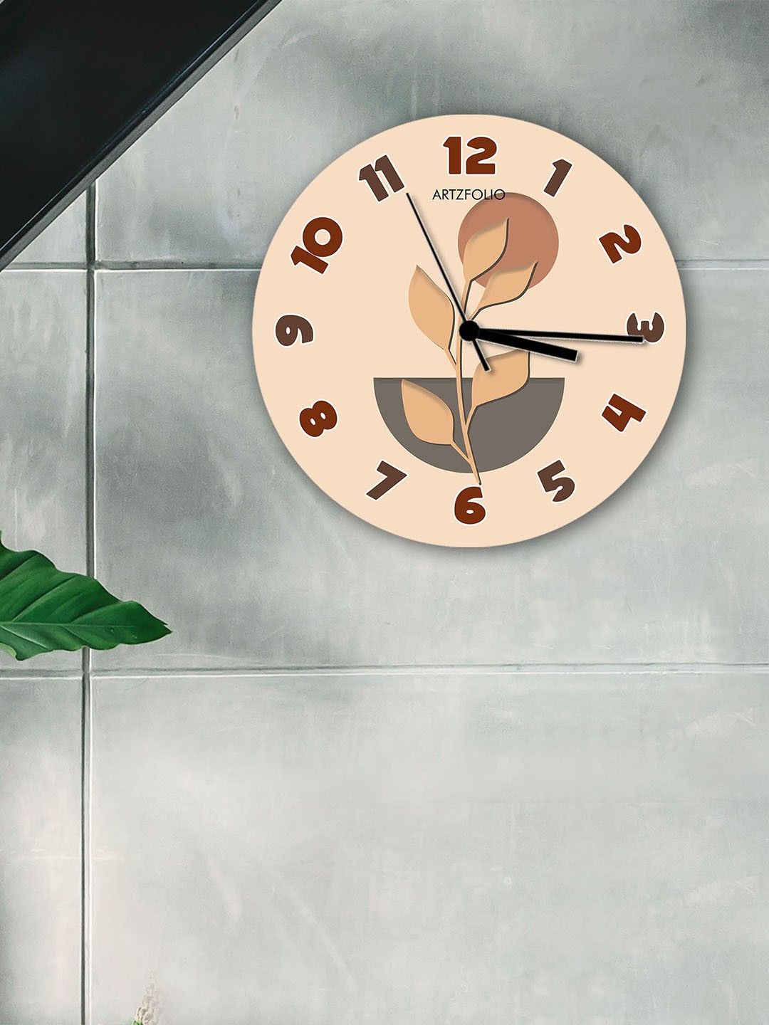 

ArtzFolio Multicoloured Printed Contemporary Wall Clock, Multi