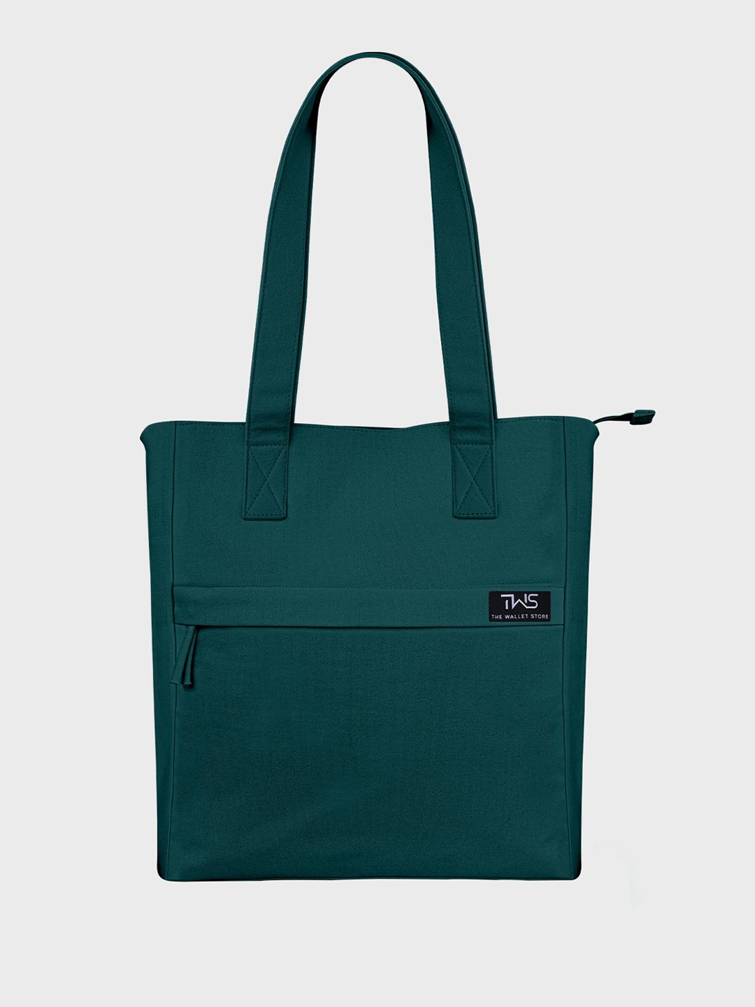 

The Wallet Store Colourblocked Structured Tote Bag, Teal