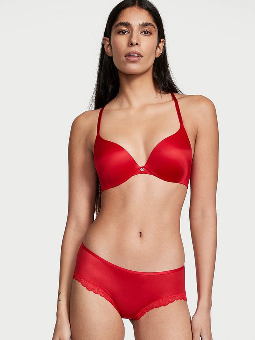 

Victoria's Secret Low-Rise Seamless Thong Briefs 1121414286Q4, Red