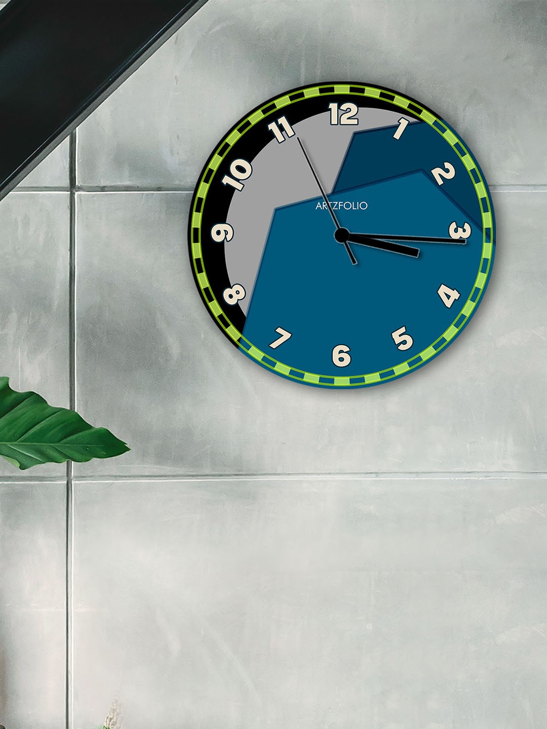 

ArtzFolio Multicoloured Printed Contemporary Wall Clock, Multi