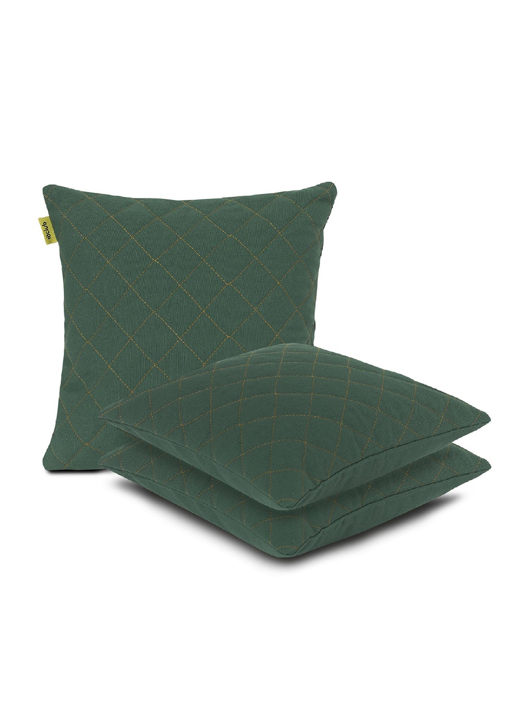 

10Club 3pc Cushion Cover, Green