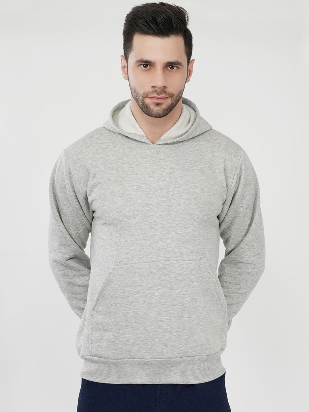 

Raxedo Men Hooded Pullover Sweatshirt, Grey